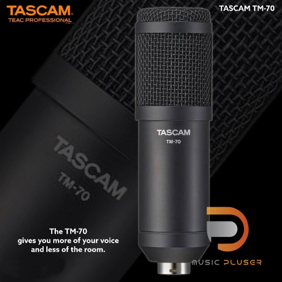 TASCAM TM-70 Dynamic Broadcast Streaming Microphone