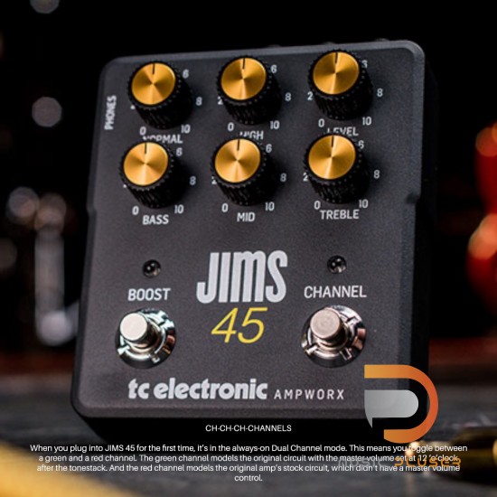 เอฟเฟคกีตาร์ TC Electronic JIMS 45 Preamp