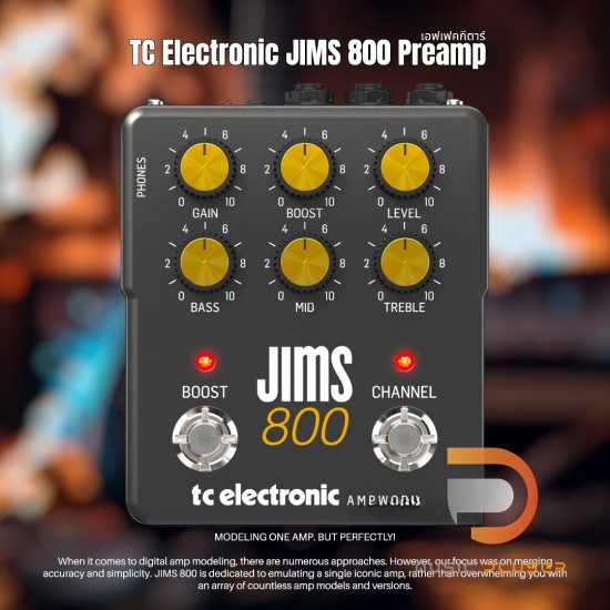 เอฟเฟคกีตาร์ TC Electronic JIMS 800 Preamp เอฟเฟคกีตาร์ TC Electronic JIMS 800 Preamp