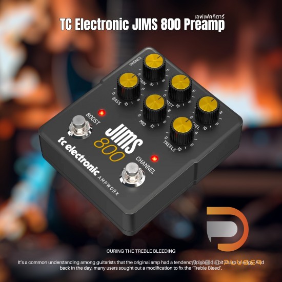 เอฟเฟคกีตาร์ TC Electronic JIMS 800 Preamp เอฟเฟคกีตาร์ TC Electronic JIMS 800 Preamp