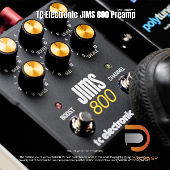 เอฟเฟคกีตาร์ TC Electronic JIMS 800 Preamp เอฟเฟคกีตาร์ TC Electronic JIMS 800 Preamp