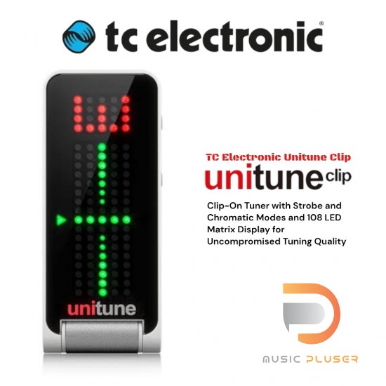 เครื่องตั้งสายกีต้าร์ จูนเนอร์ TC ELECTRONIC UNITUNE CLIP เครื่องตั้งสายกีต้าร์ จูนเนอร์ TC ELECTRONIC UNITUNE CLIP