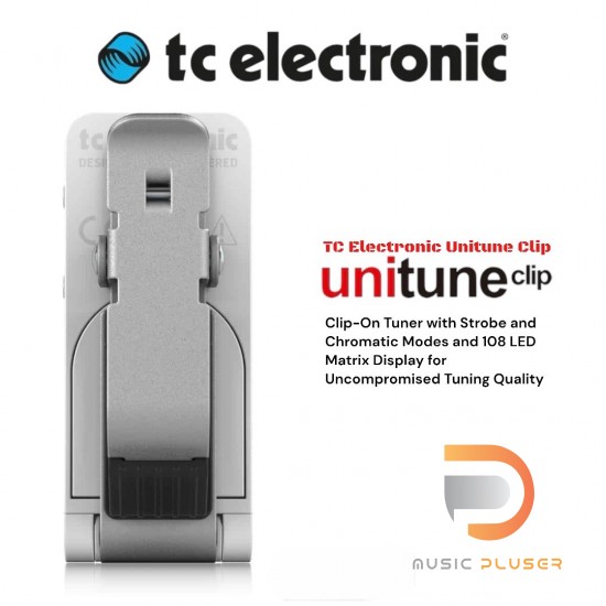 เครื่องตั้งสายกีต้าร์ จูนเนอร์ TC ELECTRONIC UNITUNE CLIP เครื่องตั้งสายกีต้าร์ จูนเนอร์ TC ELECTRONIC UNITUNE CLIP