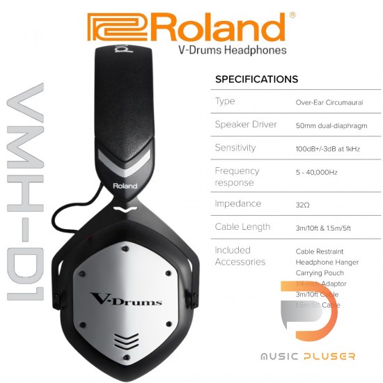 V-Drums Roland VMH-D1 Headphones V-Drums Roland VMH-D1 Headphones