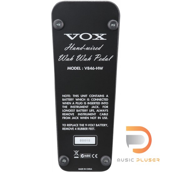 VOX V846 HAND WIRED WAH PEDAL
