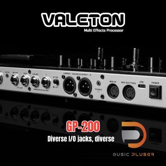 มัลติเอฟเฟคกีต้าร์ Valeton GP200 มัลติเอฟเฟคกีต้าร์ Valeton GP200