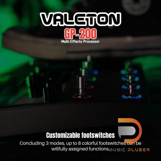 มัลติเอฟเฟคกีต้าร์ Valeton GP200 มัลติเอฟเฟคกีต้าร์ Valeton GP200