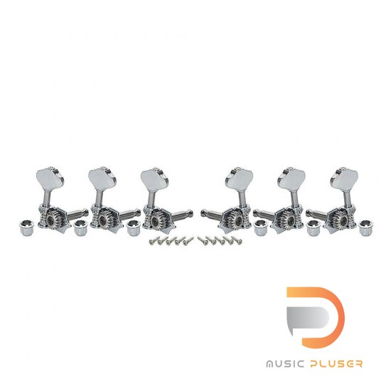 Wilkinson Acoustic Machine Heads WJ28N Chrome 3+3