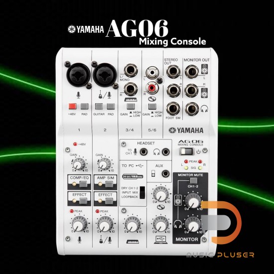 Yamaha Ag06 Mixer With Usb Audio Interface