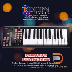 iCon iKeyboard 3X Bundle Bitwig Software